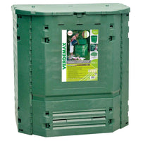 Compostiera da Giardino 900L 100x100xH100cm Rama Thermo-King Verde