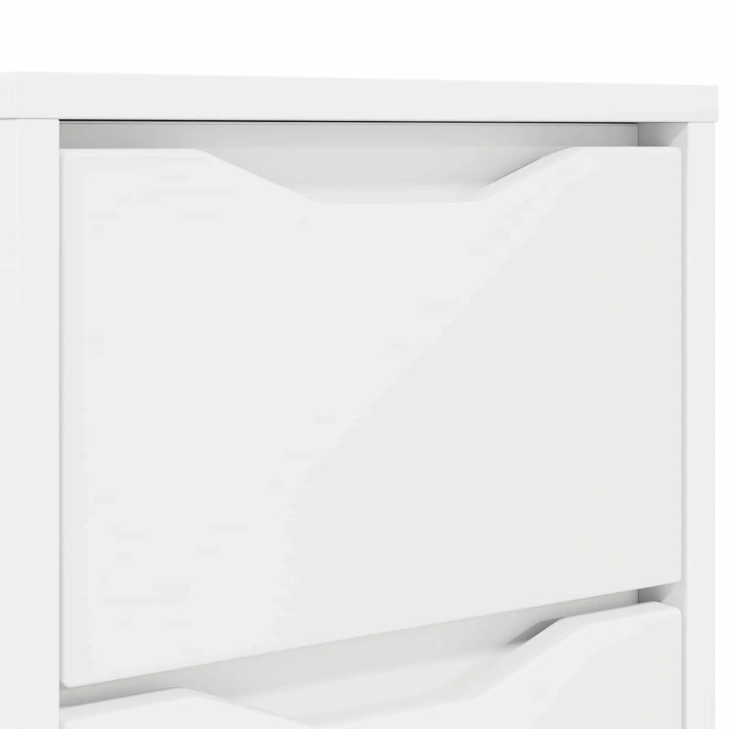 Comodini 2 pcs Bianco 30,5 x 30 x 43 cm Legno multistrato 888798