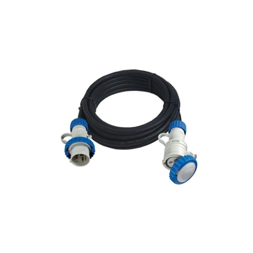 Fanton FME92971 Prolunga Industriale 10 m 3G2 5 mm² H07RN-F 16A 2P+T IP67 CEE colore Nero