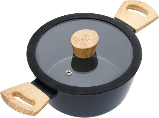 Pentola a vapore 20 cm - antiaderente - adatta per induzione - qualità svizzera - alluminio