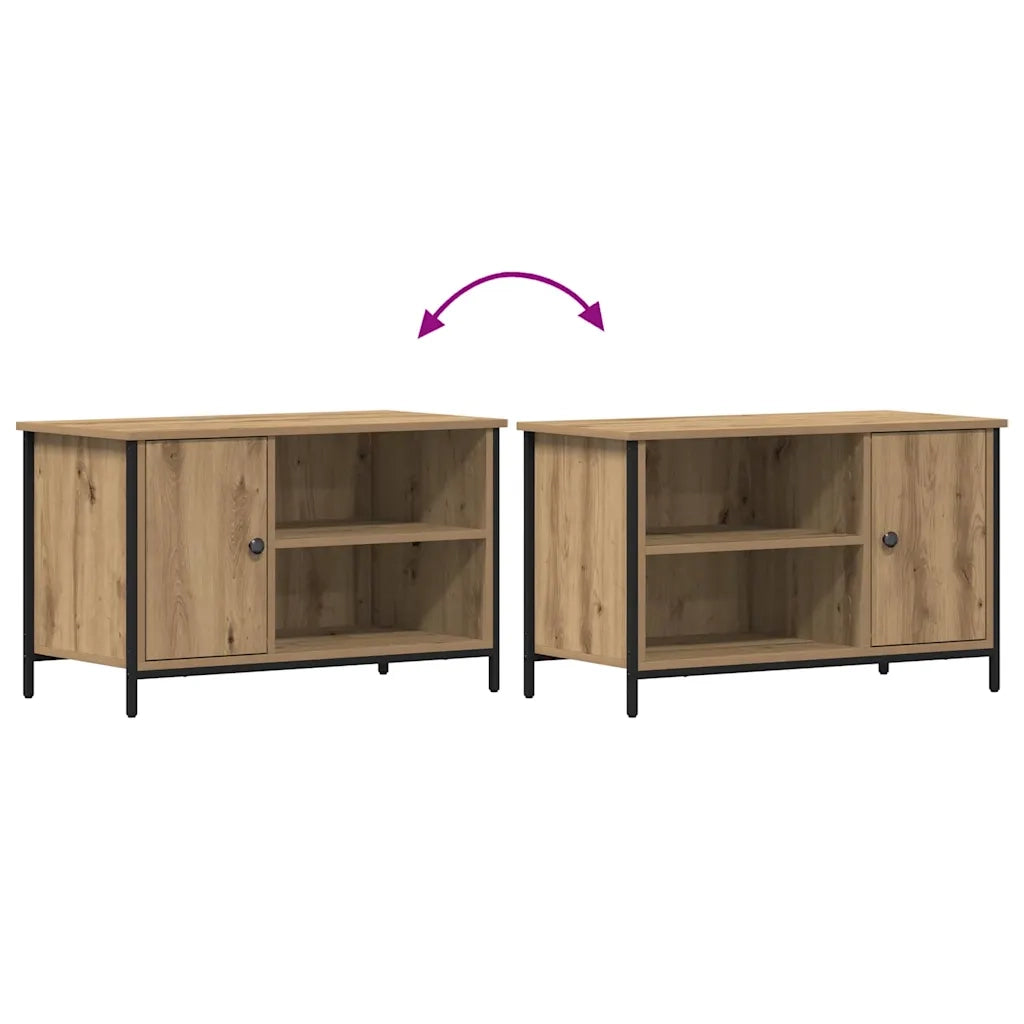 Mobile TV rovere artigianale 80 x 40 x 50 cm Legno multistrato 862143