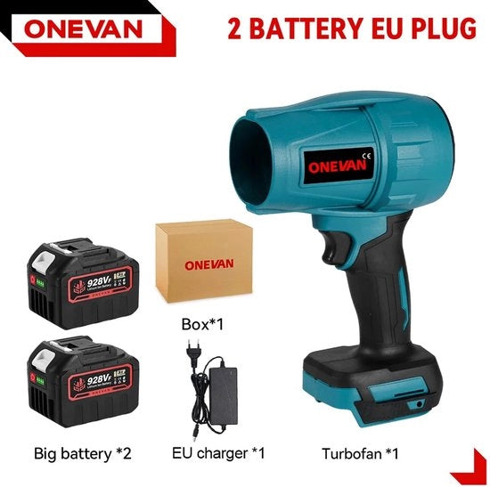 Ventilatore a Turbina - Incluso 2 Batterie - Elettrico - 2000W