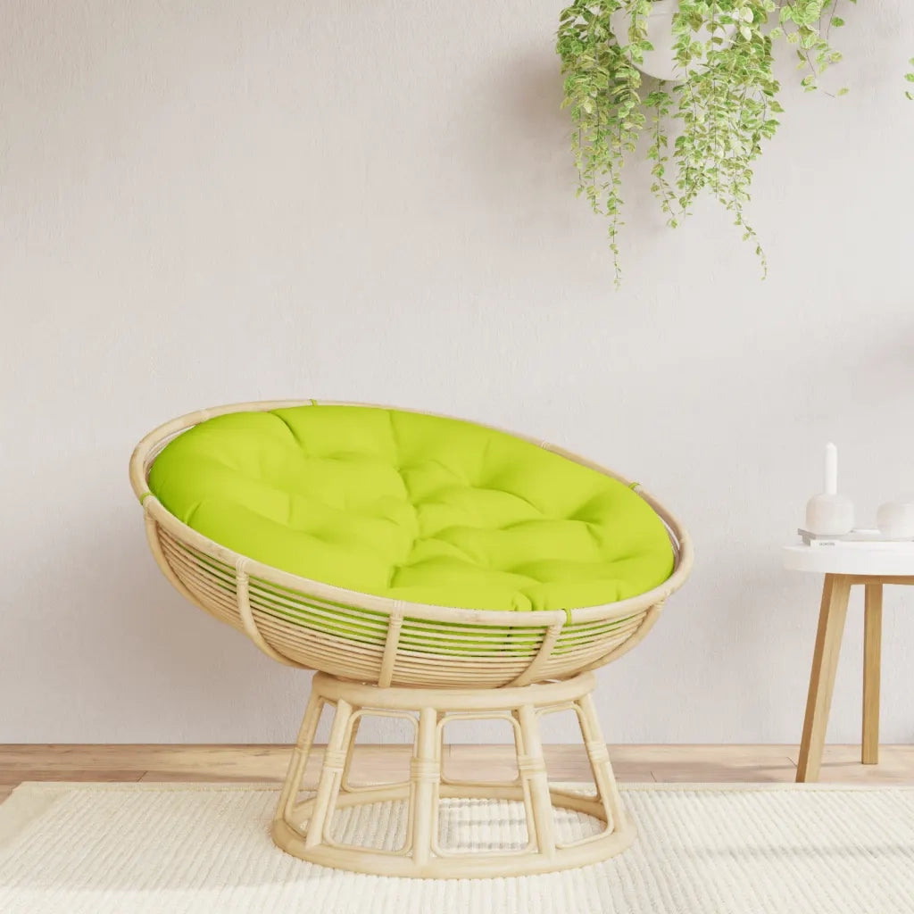 Cuscino Rotondo Verde Chiaro Ø 100x11 cm in Tessuto Oxford 361973