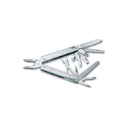Victorinox 30327L Swiss Tool X Multitool 26 Funzioni con Lama Bloccabile e Custodia in Pelle colore Argento