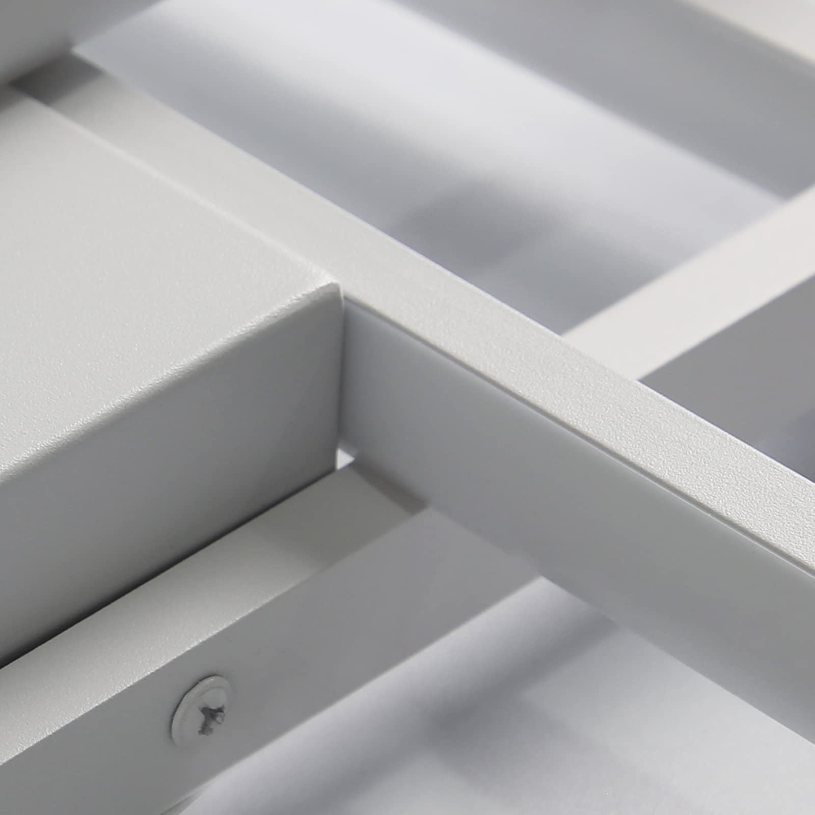 ZMH Lampada da soffitto LED moderna geometrica rettangolare 100cm per soggiorno camera