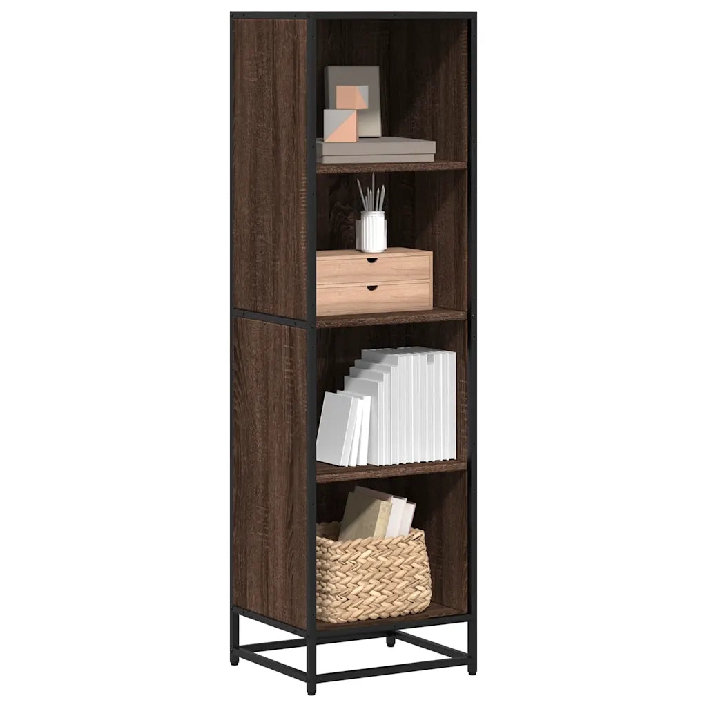 Libreria Rovere Marrone 40x35x139 cm in Legno Multistrato 849128