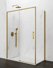 Box doccia ABANTE (TWENTY) 1+1 con lato fisso laterale 175x80 cm Oro