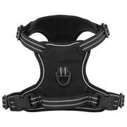 Pettorina per cani con strisce riflettenti regolabili Nero 02_0042312
