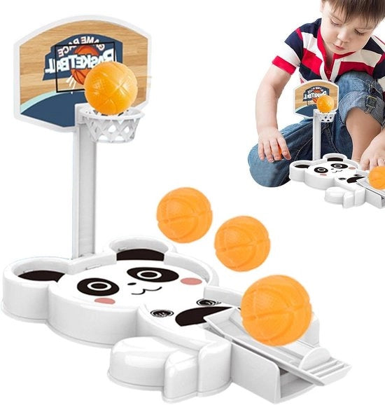 Giocattolo da tavolo per bambini adulti, sport novità divertente, pallone da basket per tiro con le mani.