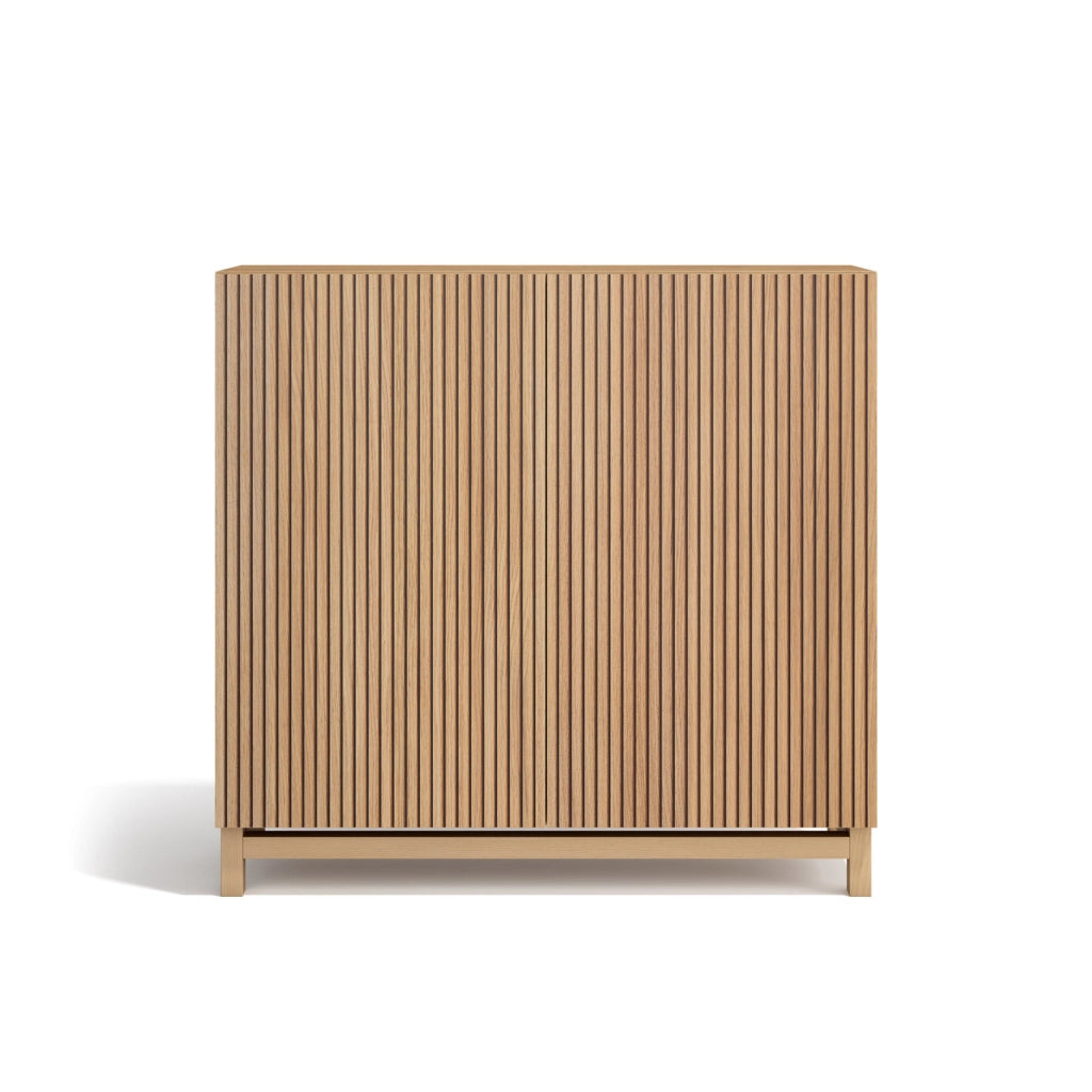 Scarpiera Herdasa effetto rovere dorato ante stampa doghe 90x90x27