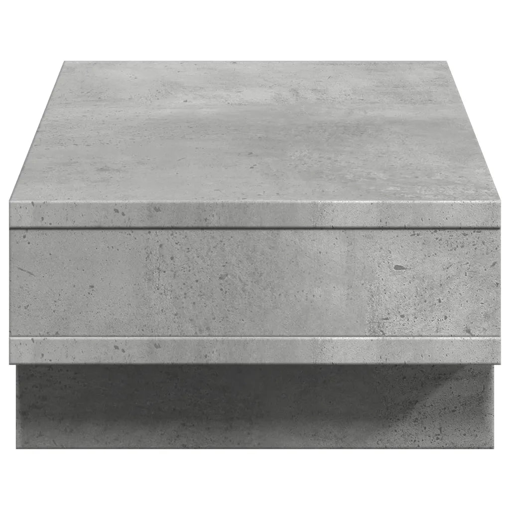 Supporto per Monitor Grigio Cemento 50x27x15 cm in Truciolato