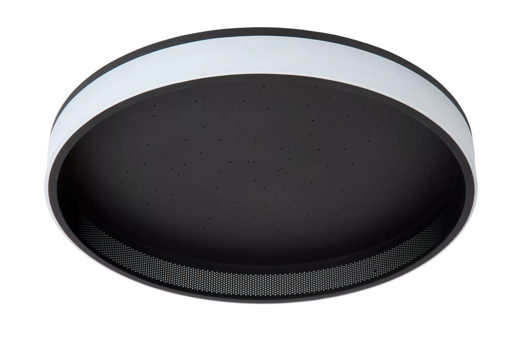 Plafoniera LED Lucide Estreja 40cm 40W nera stellata