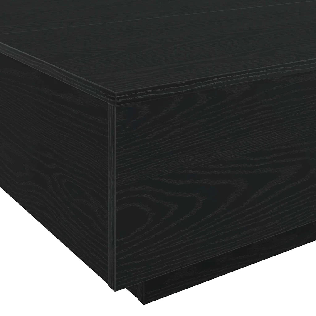 Tavolino da salotto Rovere Nero 80 x 80 x 31 cm 863002