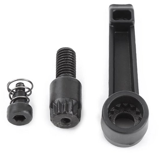 Molla adattabile a molla M8 - Manubrio ergonomico - Materiale resistente - Funzione di serraggio - Ideale per spazi ristretti - Chiusura