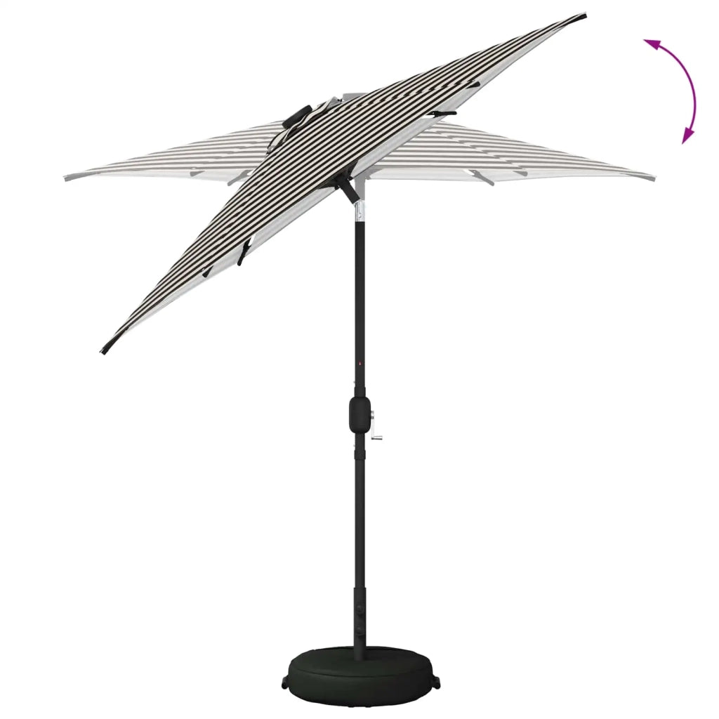 Parasol da Giardino con Luci LED 230 x 230 cm Poliestere 42036256