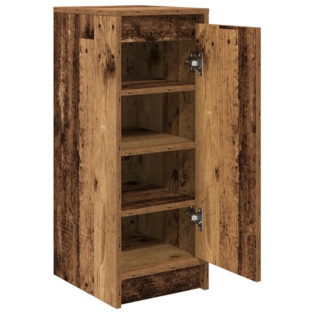 vidaXL Scarpiera Legno Antico 29,5x34x76 cm in Legno Multistrato