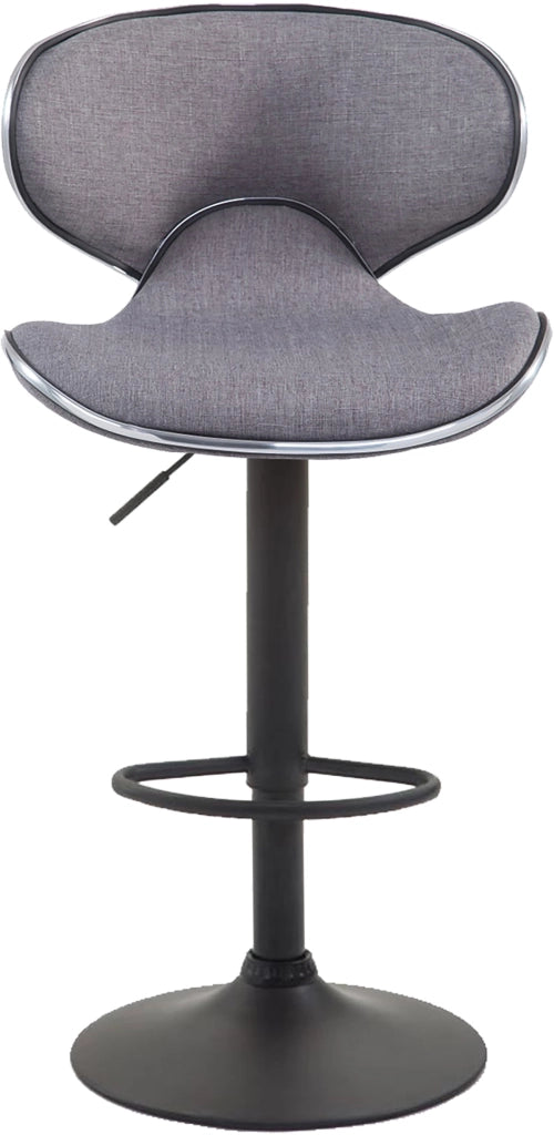 Set 2 Sgabelli Cucina Las Vegas V2 in Tessuto grigio chiaro,nero
