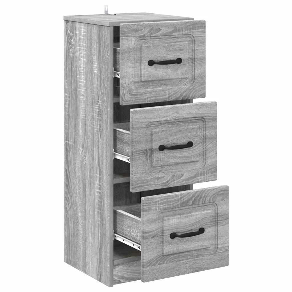 Mobile con Cassetti Grigio Sonoma 33 x 34,5 x 87 cm 895771