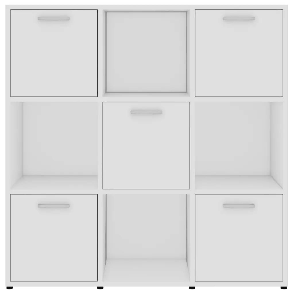 Libreria Bianca 90x30x90 cm in Legno Multistrato 802930