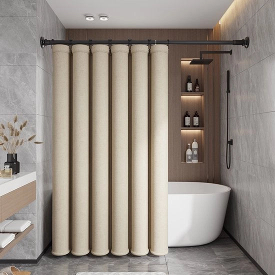 Douchegordijn per WC senza fori separatore acqua-tight per la porta separatore umido/umido