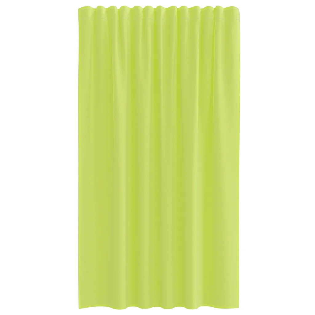 Tende in Voile con Tasche per Aste 2 pz Verde Mela 4102162
