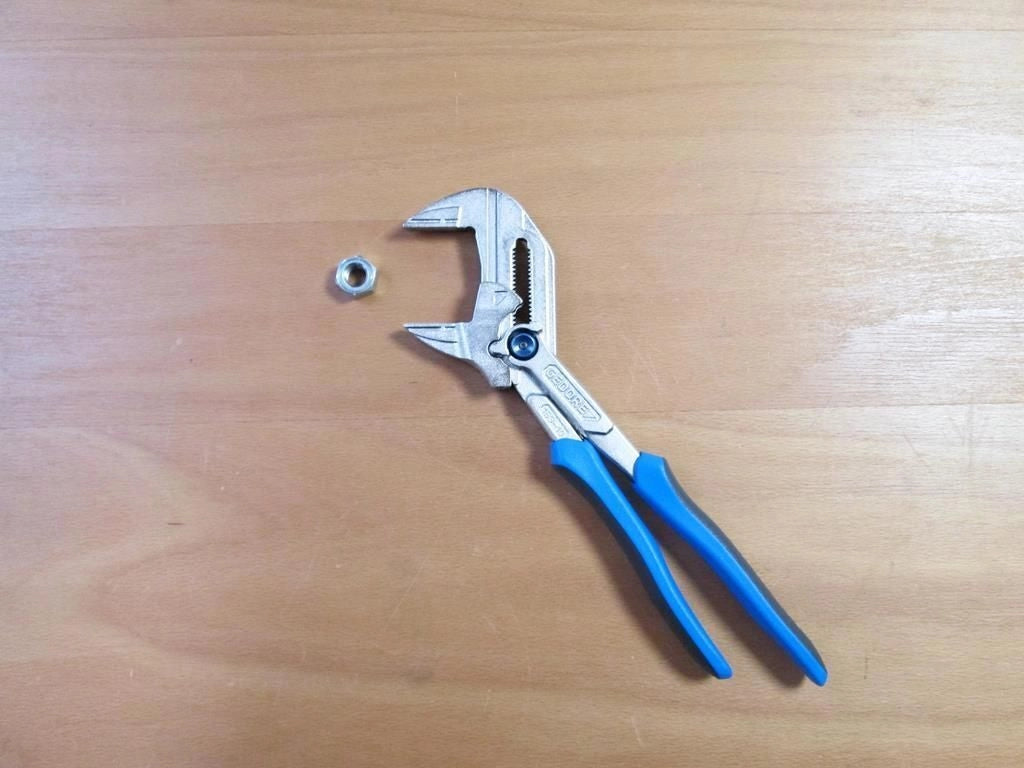 Gedore 3112438 SB 183 7 TC S-001 Chiave a pinza regolabile senza gioco 185 mm capacita' 42 mm colore Blu
