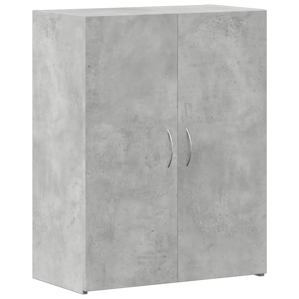 Schedario Grigio Cemento 60x32x77,5 cm in Legno Multistrato CFW6072880