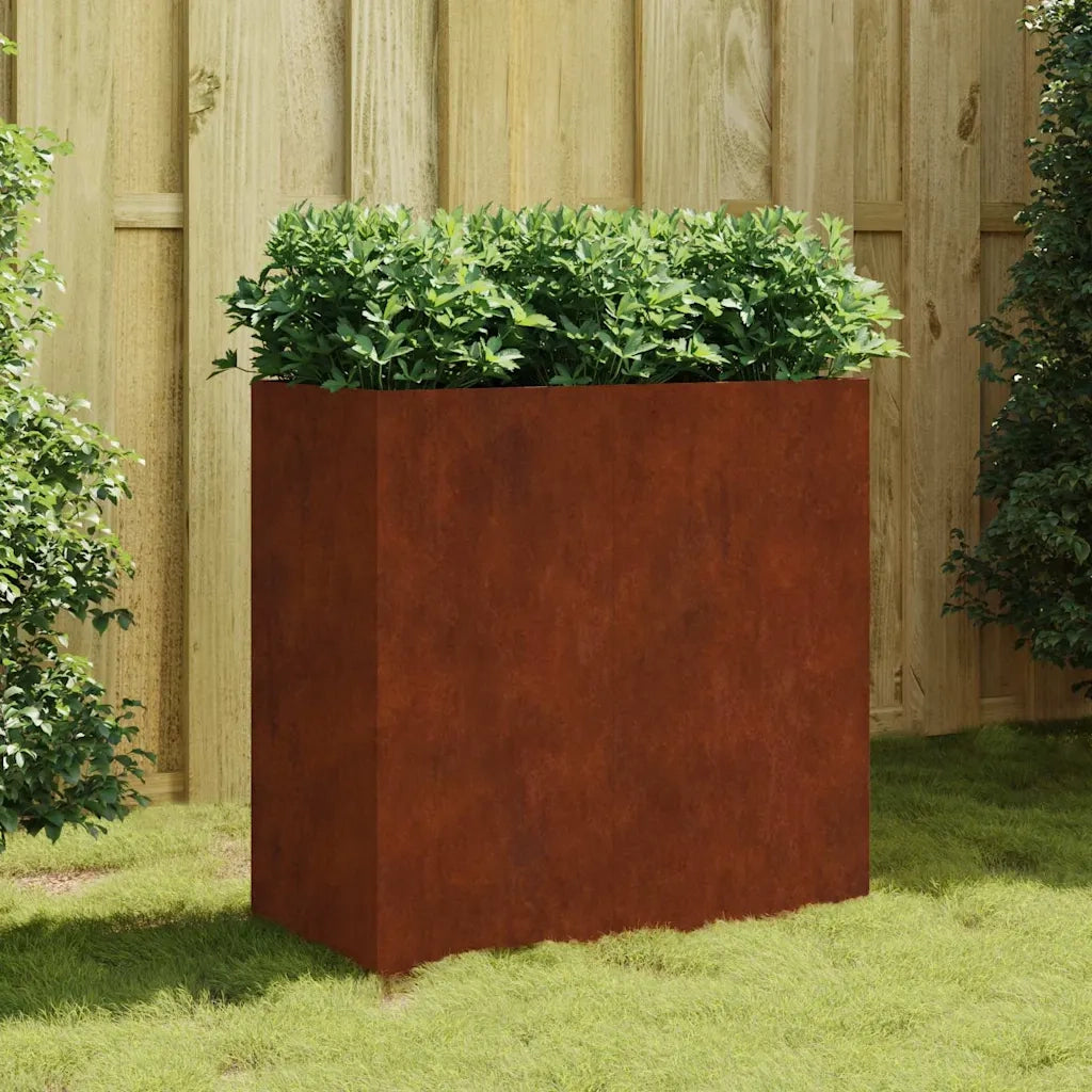 Fioriera 40x80x80 cm in Acciaio Corten 824536