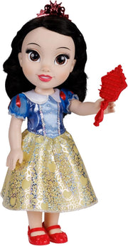 Disney Princess ? bambola 38 cm di Biancaneve, con i suoi abiti iconici arricchiti da dettagli glitterati, tiara scintil