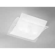 PLAFONIERA RIGHE 2XE27 35X8XH28CM BIANCA
