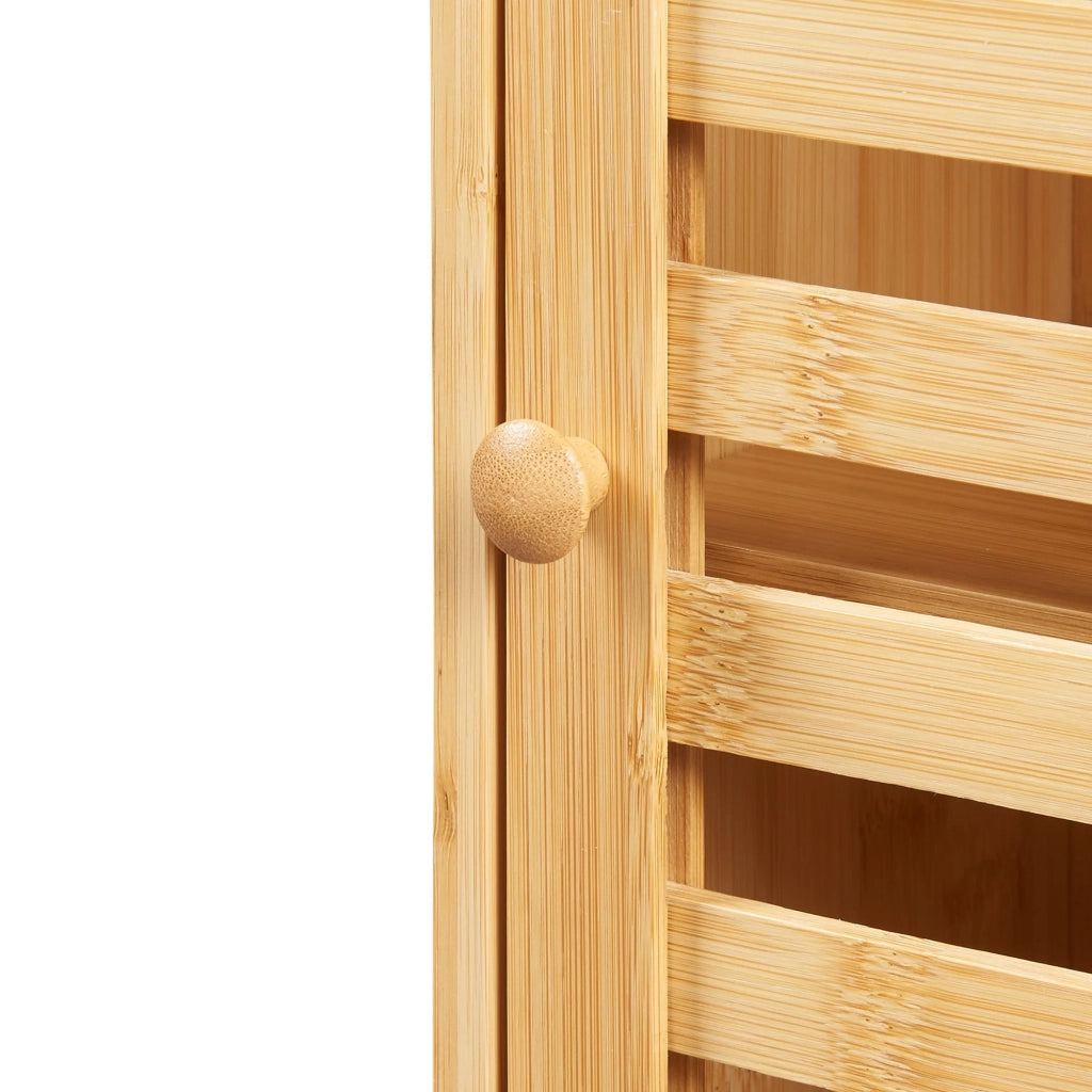 Mobiletto/scaffale da parete per bagno 55 x 37 x 16 cm bambù naturale 03_0008892