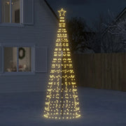 Albero di Natale a LED con Punte 570 LED Bianco Caldo 300 cm 358104