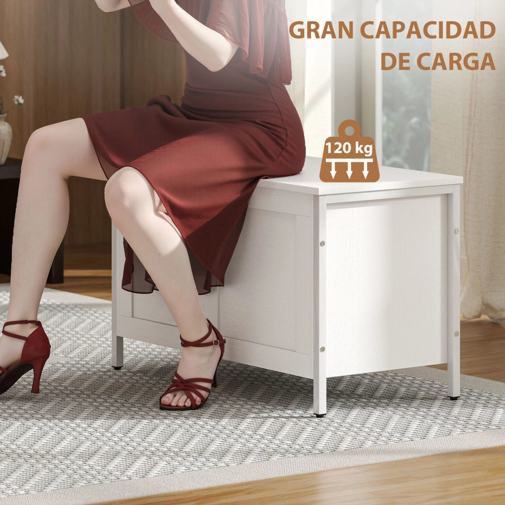 Letto contenitore con cassetti ¨C zephmum ¨C 80x40x50 cm bianco veteato