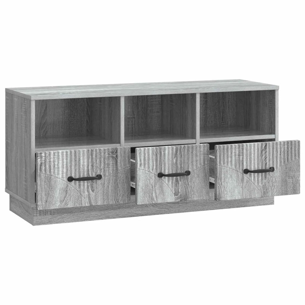 Mobile TV Grigio Sonoma 102 x 34,5 x 47 cm Legno ingegnerizzato