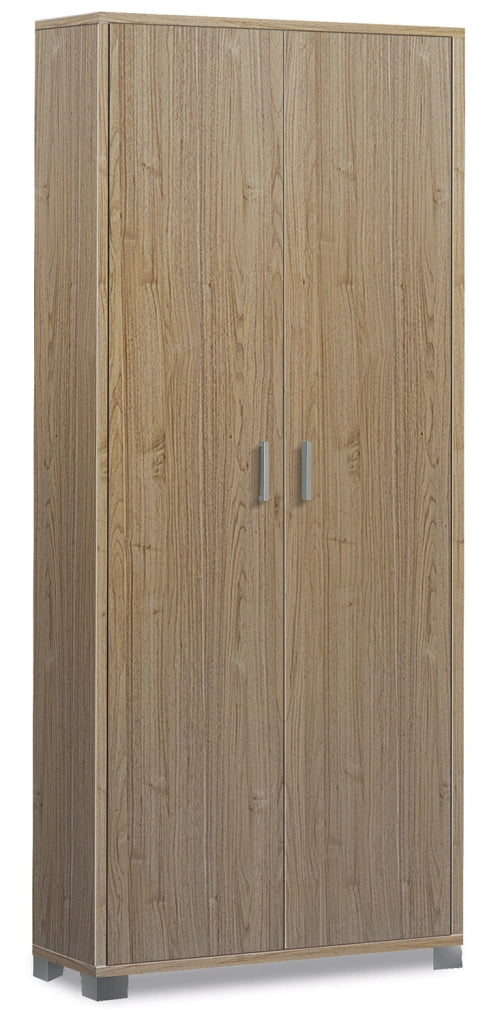 Armadio Multiuso 2 Ante 83x190x29 cm Noce Stelvio