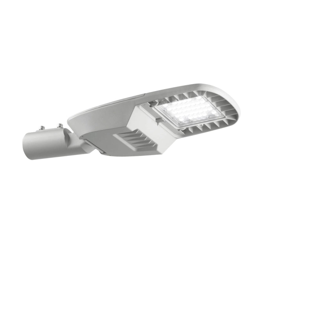 FARO STRADALE LED STREETWAY SILVER 100W 15500LM 4000K CON SENSORE CREPUSCOLARE IP65 60,6X9,05X23,05CM