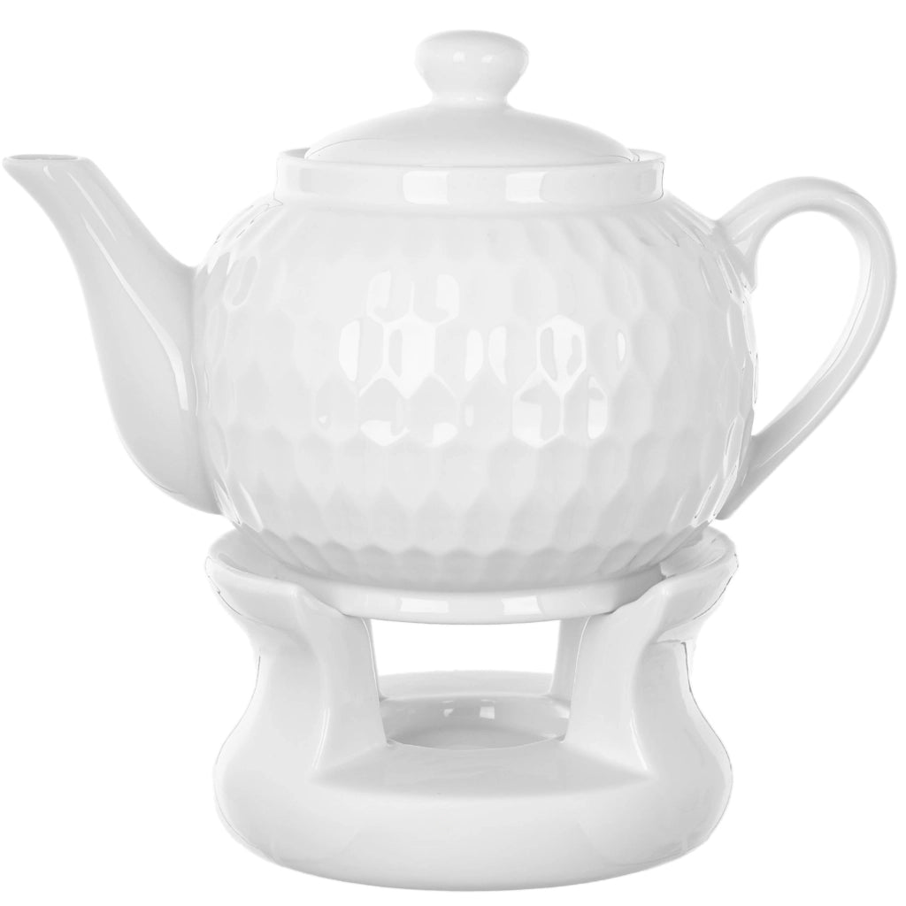 Teiera KADAX con riscaldatore 900ml per tè 0,9L in ceramica, idea regalo