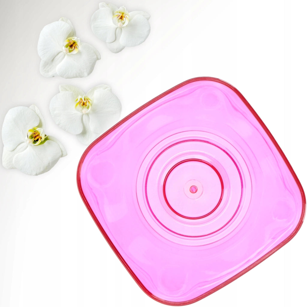 Vaso da fiori KADAX per orchidee, in plastica, rosa tinta unita, 13 cm