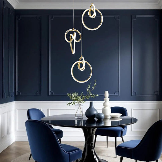 Lampada A Sospensione Led G072-3cpr Gold