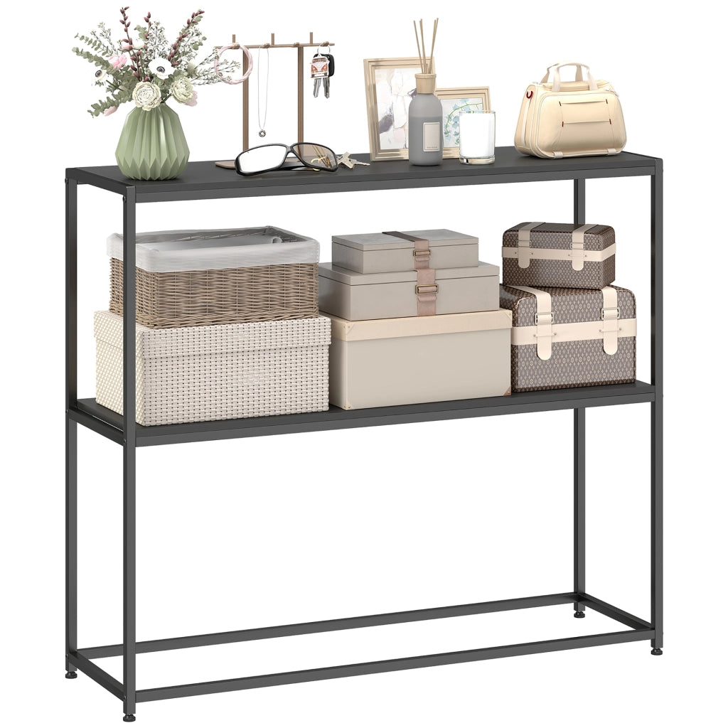 Tavolo consolle ¨C zephmum ¨C 100x30x87 cm nero