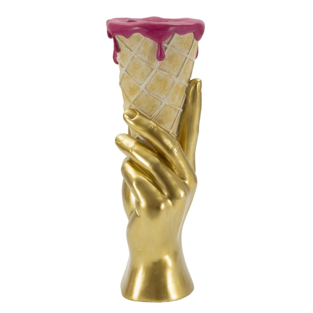 Scultura Gelato 1, Multicolore, Poliresina, 12,5x11x31 cm