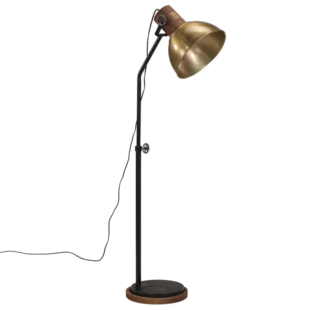 Lampada da Terra 25 W Ottone Anticato 30x30x100-150 cm E27 CFW7287610
