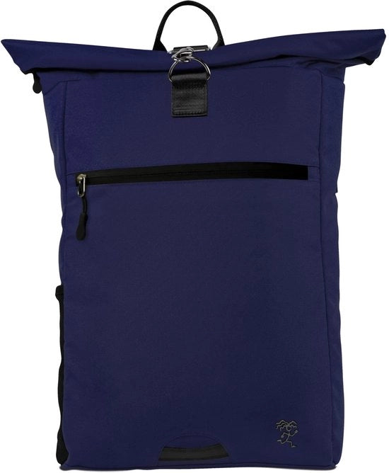 Borsa da Rolltop con Tasca per Laptop e Tasca Antifurto - 15-22L (blu scuro)