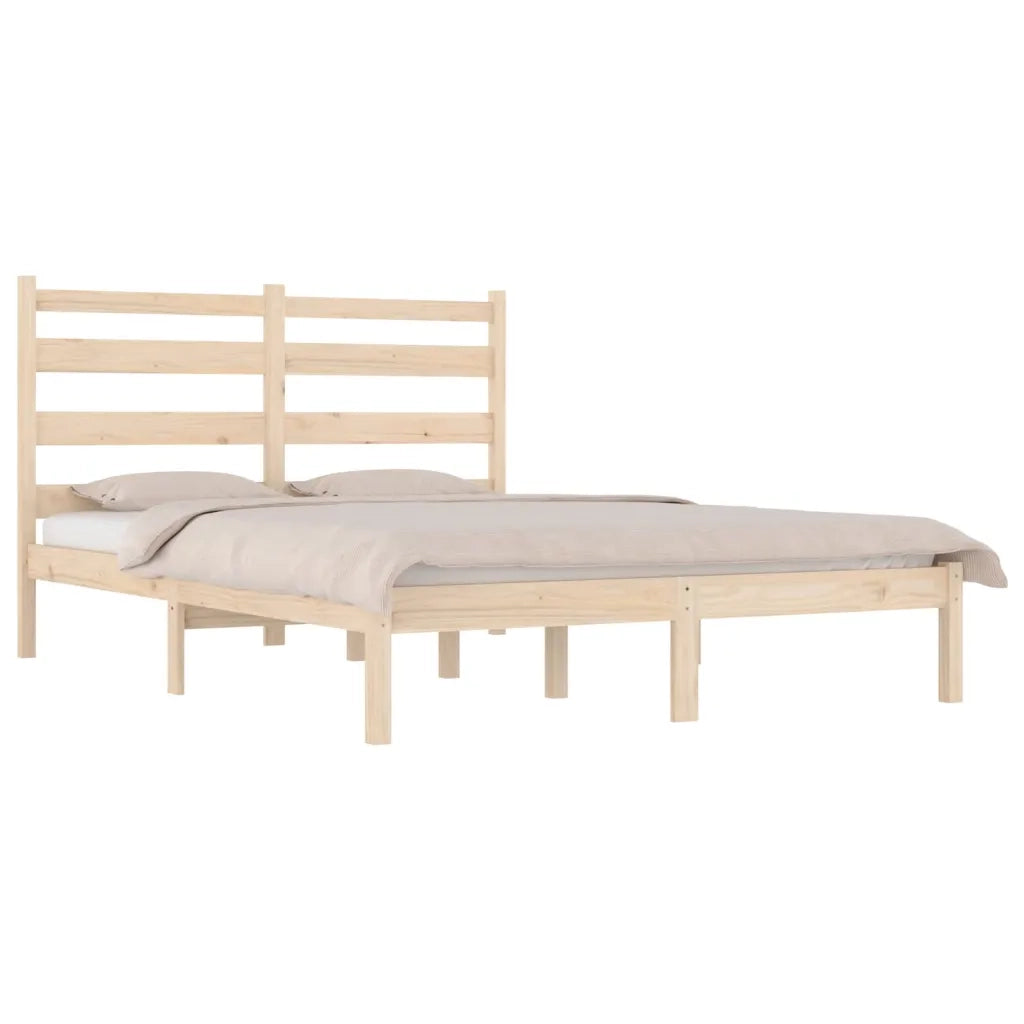 Giroletto-Struttura Letto in Legno Massello di Pino 200x200 cm 929041