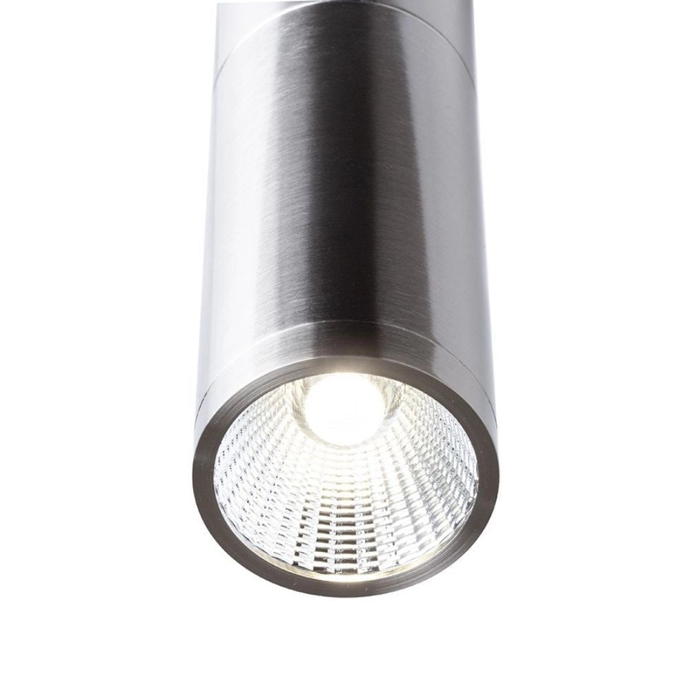 Faretto Lampadario BOGARD a sospensione nichel opaco 230V LED 5W 40° 3000K
