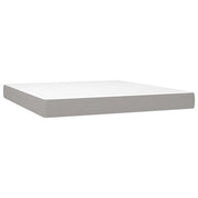 Materasso a Molle Insacchettate Rigidit¨¤ Media Grigio Chiaro 180x200x20 cm