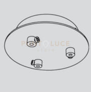 FOCUS-B3 Base per sospensione Focus colore nero opaco in metallo 3 luci