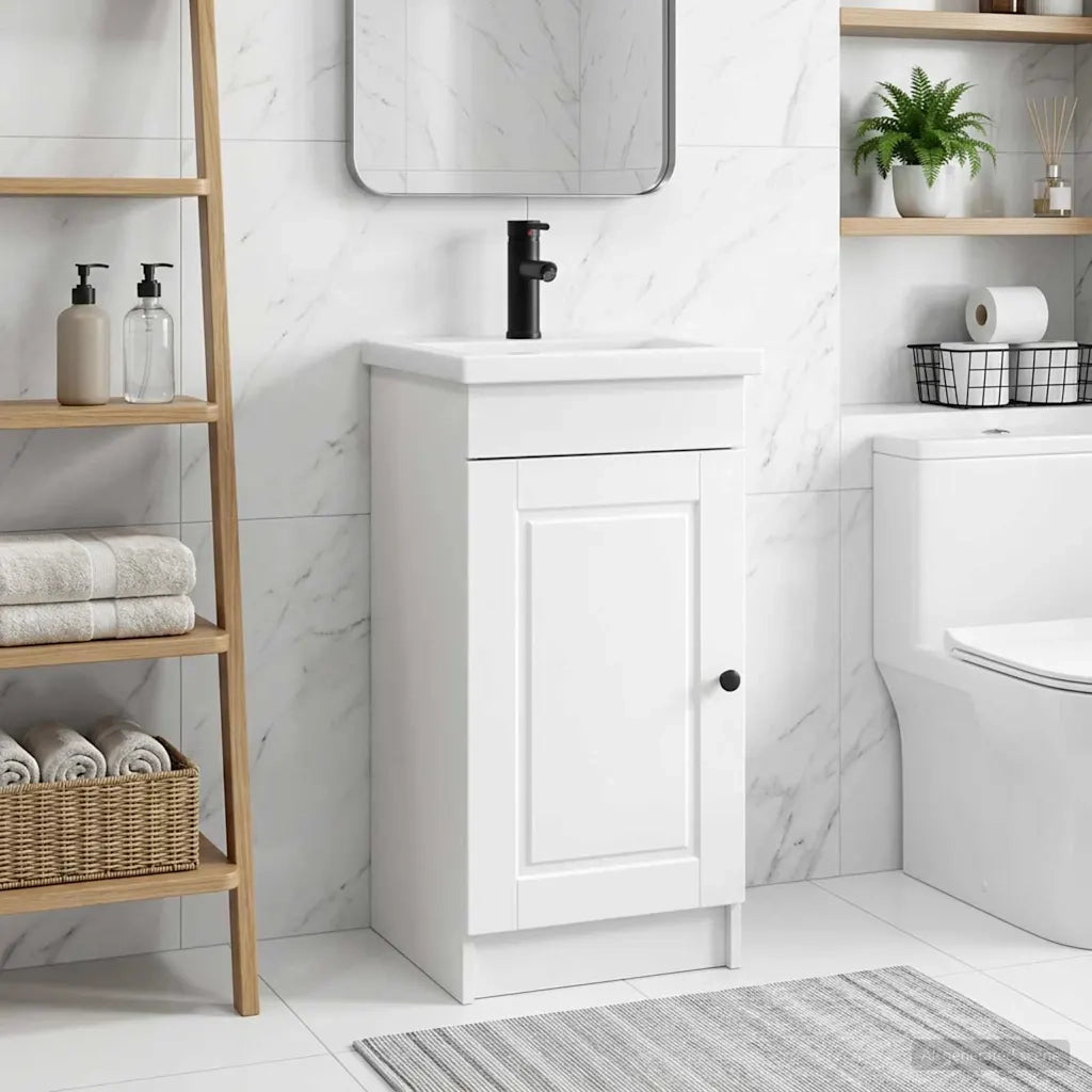 Mobile da bagno con lavabo Bianco 42 x 40 x 84,5 cm 890054