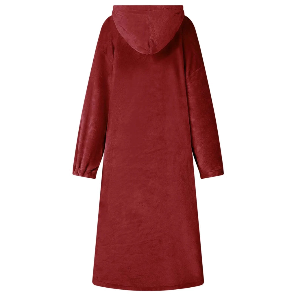 Felpa coperta Rosso Bordeaux l Flanella CFW1357759