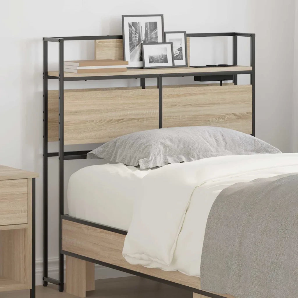 vidaXL Testata contenitore rovere sonoma 75 cm Legno multistrato